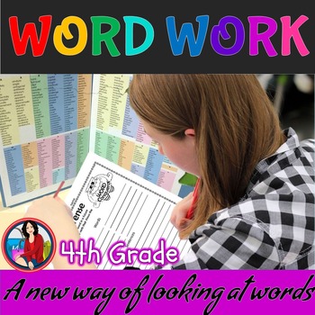 Preview of Word Work Activities for the Whole Year 4th Grade