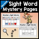 Mystery Sight Word Mats {46 words in Color and B/W!}