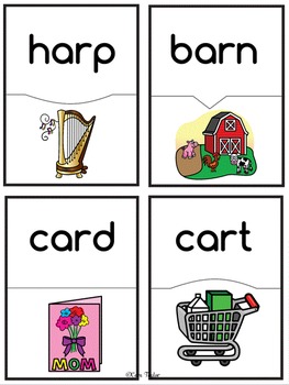 Word Work AR Words (R Controlled Vowels) by Cara's Creative Playground