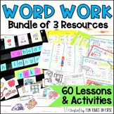 Word Work Activities Bundle - Word Study Bundle - Works wi