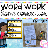 Word Work Activities Home Connection SAMPLE FREEBIE