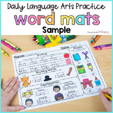 Word Work Activities Sample - Spelling, Literacy Centers &