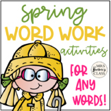 Spelling Practice Activities | Word Work Activities for AN