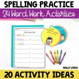 Word Work Activities | Spelling Word Ideas | Sight Word Practice