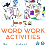 Word Work Activities for Guided Reading PDF and DIGITAL