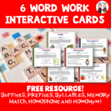 Word Work Activity Free