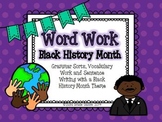 Word Work - Black History Month