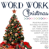 Word Work Centers: Christmas