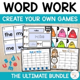 Word Work Centers | EDITABLE Sight Word Worksheets | Autof