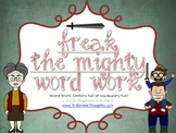 Word Work Centers: Freak the Mighty