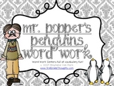 Word Work Centers: Mr. Popper's Penguins