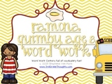 Word Work Centers: Ramona Quimby, Age 8