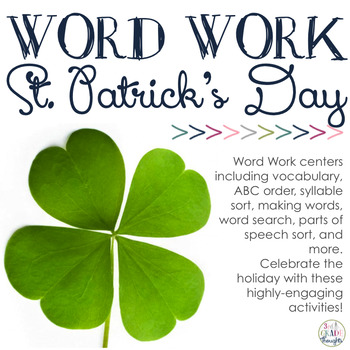 Preview of Word Work Centers: St. Patrick's Day