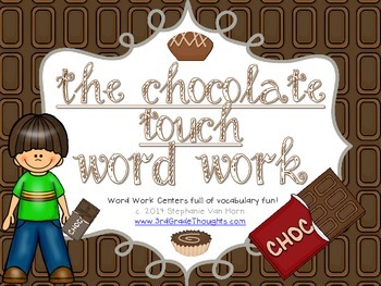 Preview of Word Work Centers: The Chocolate Touch