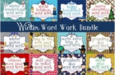 Word Work Centers: WINTER BUNDLE