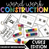 Word Work Construction {Cubes Edition}