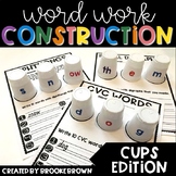 Word Work Construction {Cups Edition}
