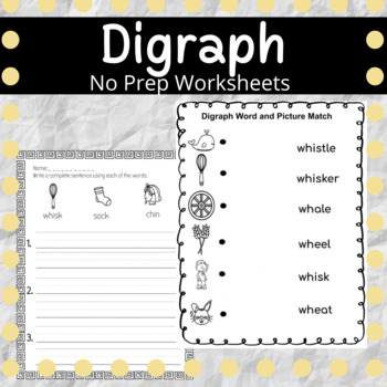 Preview of Digraph Word Work