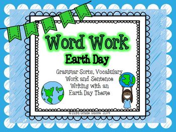 Preview of Word Work - Earth Day