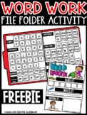 Word Work Folder FREEBIE