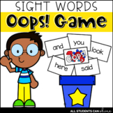 Sight Words {Oops! Game}