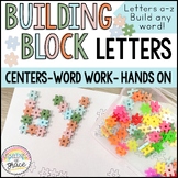Word Work - Hashtag Building Block Word Building