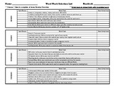 Word Work List