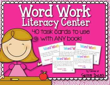 Preview of Word Work Literacy Center