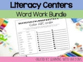 Word Work Literacy Center Activities - Growing Bundle!