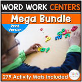 Word Work Literacy Center Activities | Year Long Bundle