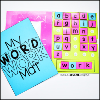 Word Work Mat - UFLI Inspired — Teachie Tings