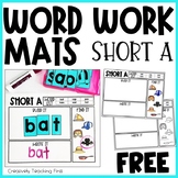 Word Work Mats - Short A