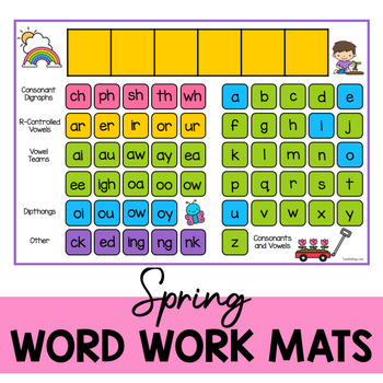 Word Work Mat FREEBIE by Create Educate Inspire