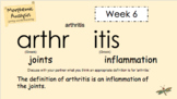 Word Work - Morphemic Analysis - Week 6