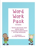 Word Work Pack