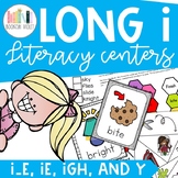 Word Work Phonics Centers for Long i (y, i_e, igh, ie)