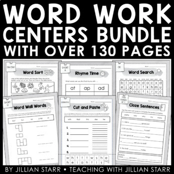 Preview of Word Work | Phonics & Sight Word Bundle