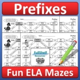 Word Work Prefixes Worksheets Fun ELA Early Finishers Acti