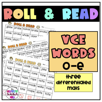 Word Work Roll & Read VCE words O-E - DECODABLE / SoR aligned | TpT