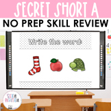 Word Work Secret Short A CVC Interactive Powerpoint Freebi