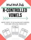 Word Work Sort: R-Controlled Vowels ar