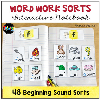 Preview of Word Work Sorts: Beginning Sounds