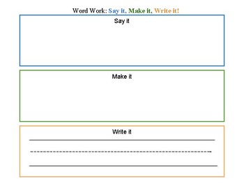 Word Work Spelling Word Centers ELA by The Grateful Ed | TPT