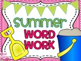 Summer Word Work Packet