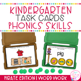 Phonics Task Cards | Kindergarten Phonics Skills | Literac