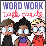 Word Work Task Cards | Spelling, Phonics, Story Elements, 