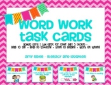 Word Work Task Cards for Daily 5 or Literacy Work Stations
