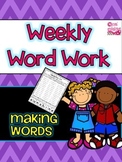 MakingWords Word Work Center