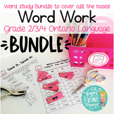 Word Work/ Word Study Centers BUNDLE packs 1-5