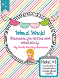 Word Work/ Word Study Centers Packet 1